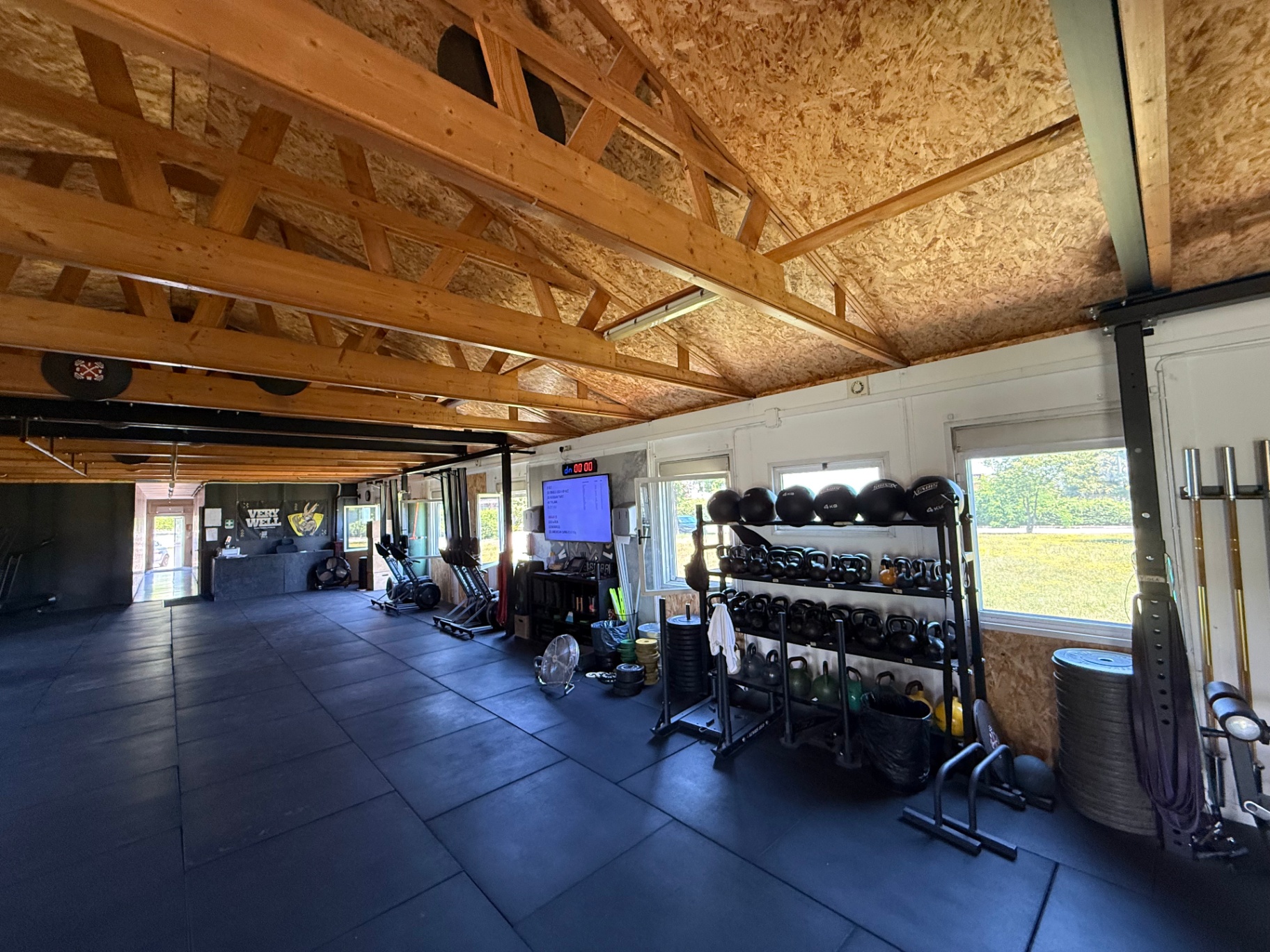 Zona kettlebell, palle mediche e cardio